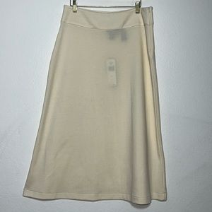 New Lauren Ralph Lauren Montblancf Cream Skirt Size M